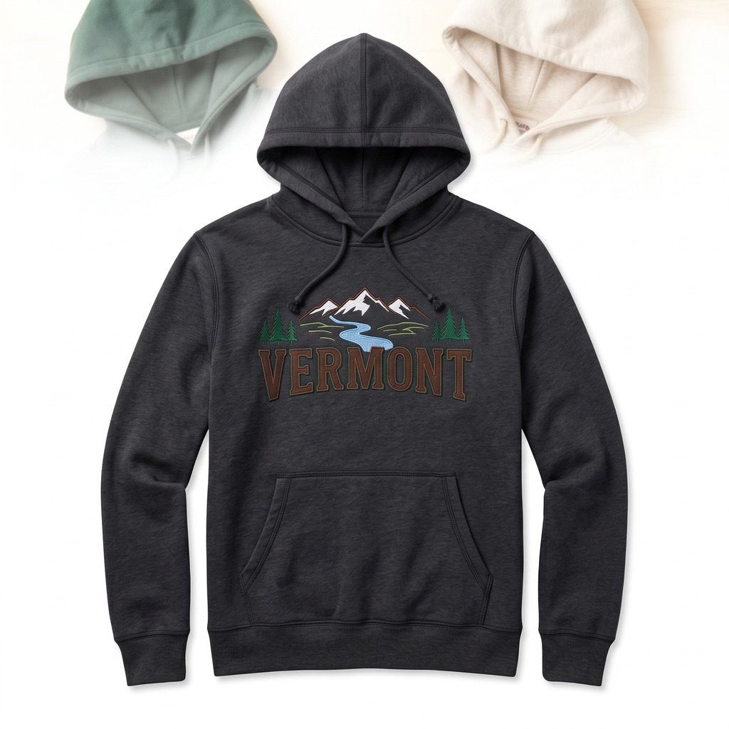 Vermont Mountain Pullover Hoodie