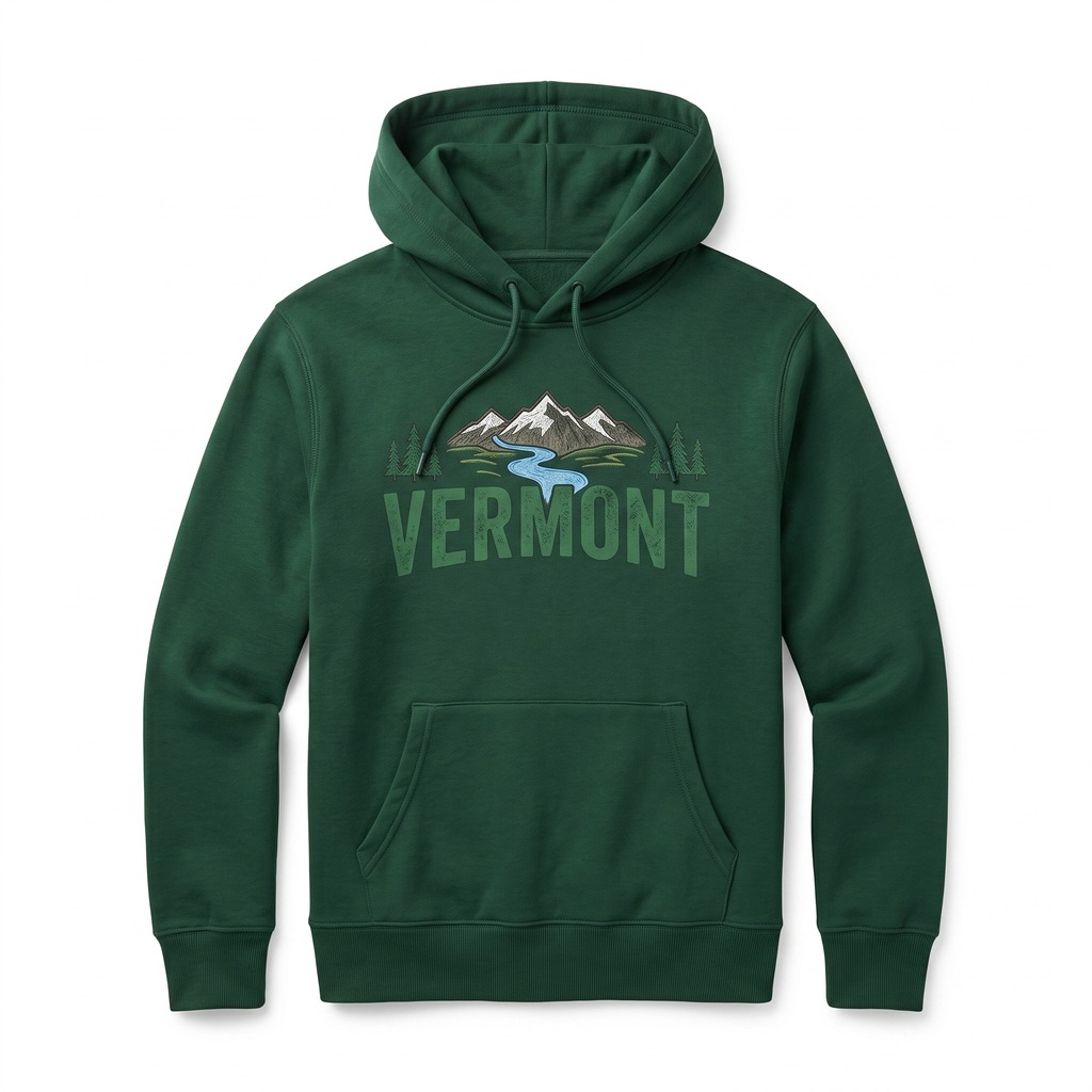 Vermont Mountain Pullover Hoodie 2